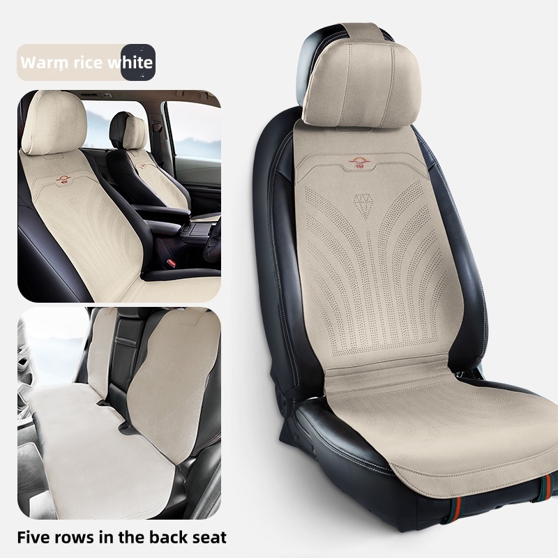 Durable Soft Feeling Universal Fashion Design Leather Seat Cover Waterproof Auto Accessories Car Airbag Seat Cover