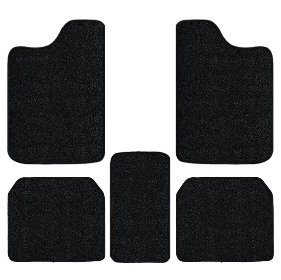 New Custom Full Set Car Interior Floor Mat Carpet Durable Easy Cleaning Nylon Includes 5Pcs Car Foot Mats Universal All Vehicles