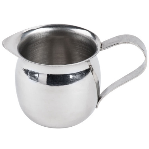 Stainless steel pointed nip milk pot coffee latte foam cup pitcher flared scale garland cup Manufacturer Indian Factory