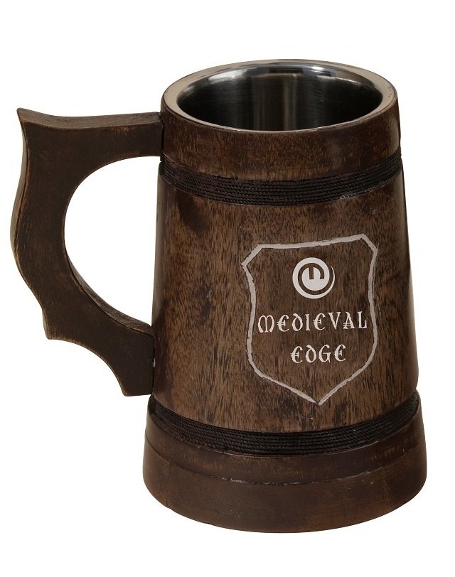 Custom Design Wooden Drinking Beer Mug with Stainless Steel Tumbler Manufacturer