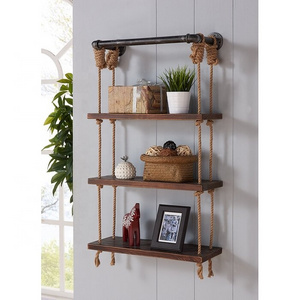 Elegant Metal & Solid Wood Wall Shelf by Medieval Edge at an affordable wholesale price