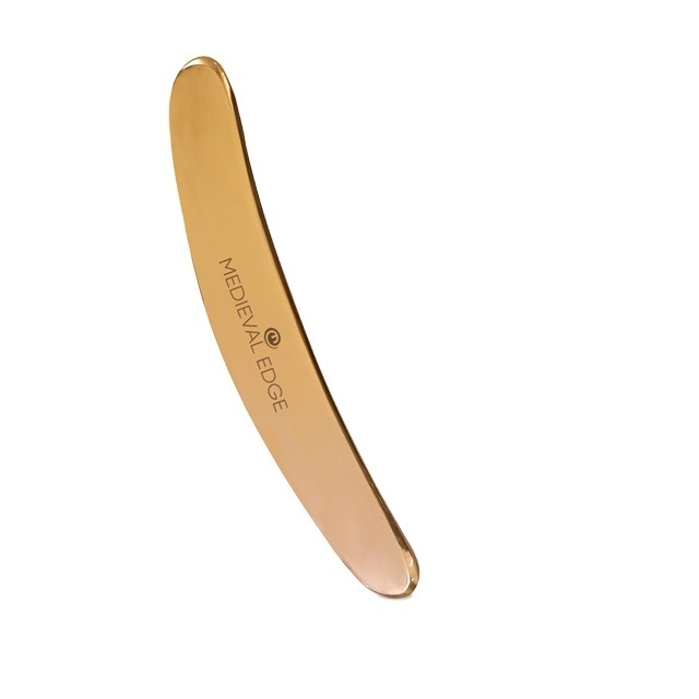 TCM Bronze Kansa Gua Sha Curve C Shape Face Body Gua Sha Massager India Factory Quality Skin Care Tools Manufacturer