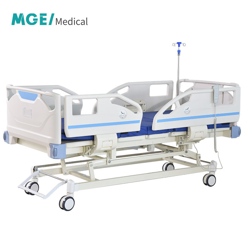 MGE-E4 Medige Factory Multifunction Folding Medical Furniture Icu Patient Nursing Adjustable Electric Hospital Bed With Casters