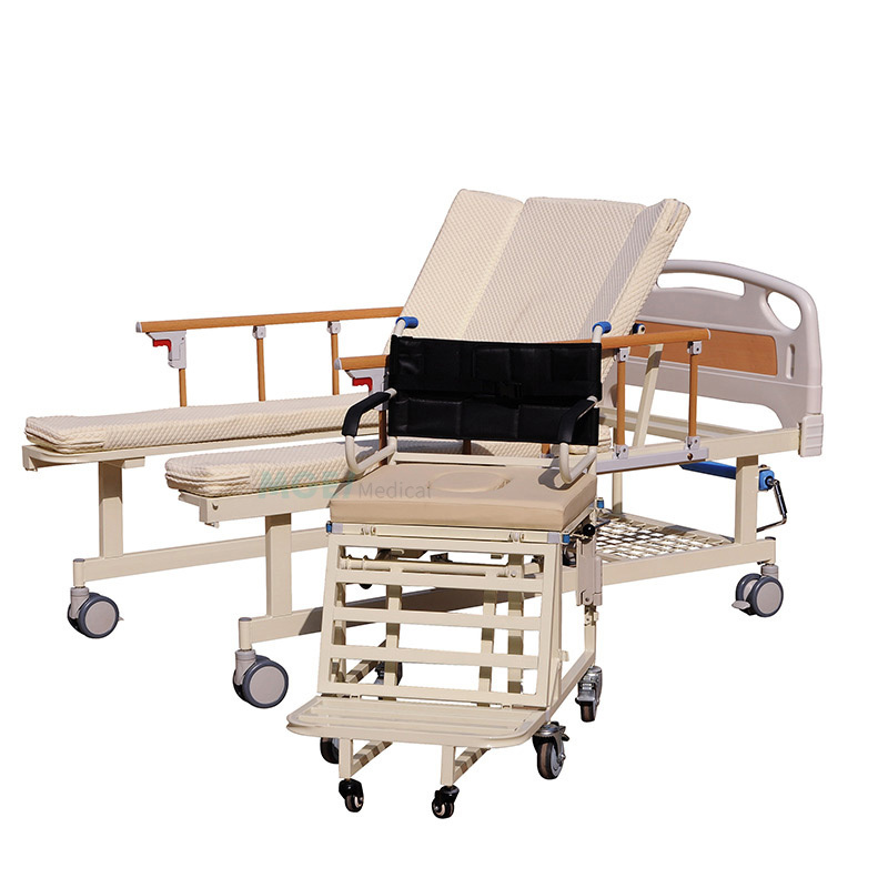 MGE-VC9 MEDIGE Hot-selling Multifunctional Medical Equipment Luxury Home Care For The Elderly Wheelchair Bed