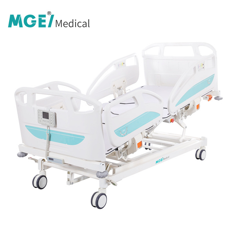 MGE-ED4 Medige Hot Sell Luxury 5 Function Electric Hospital Bed Remote Control Transport Hospital Bed Electric Gurney