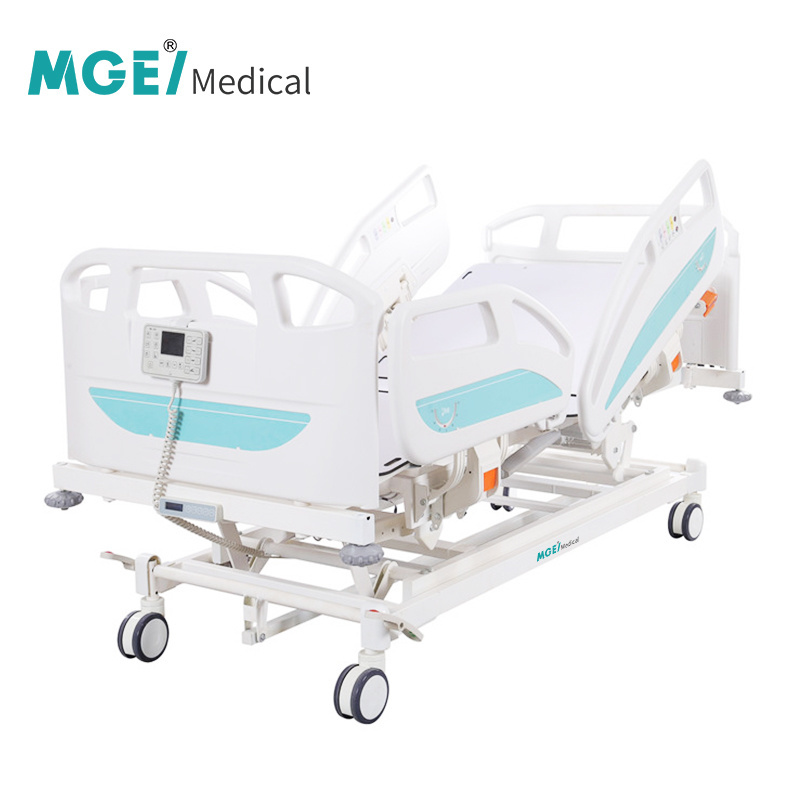 MGE-ED4 Medige Hot Sell Luxury 5 Function Electric Hospital Bed Remote Control Transport Hospital Bed Electric Gurney