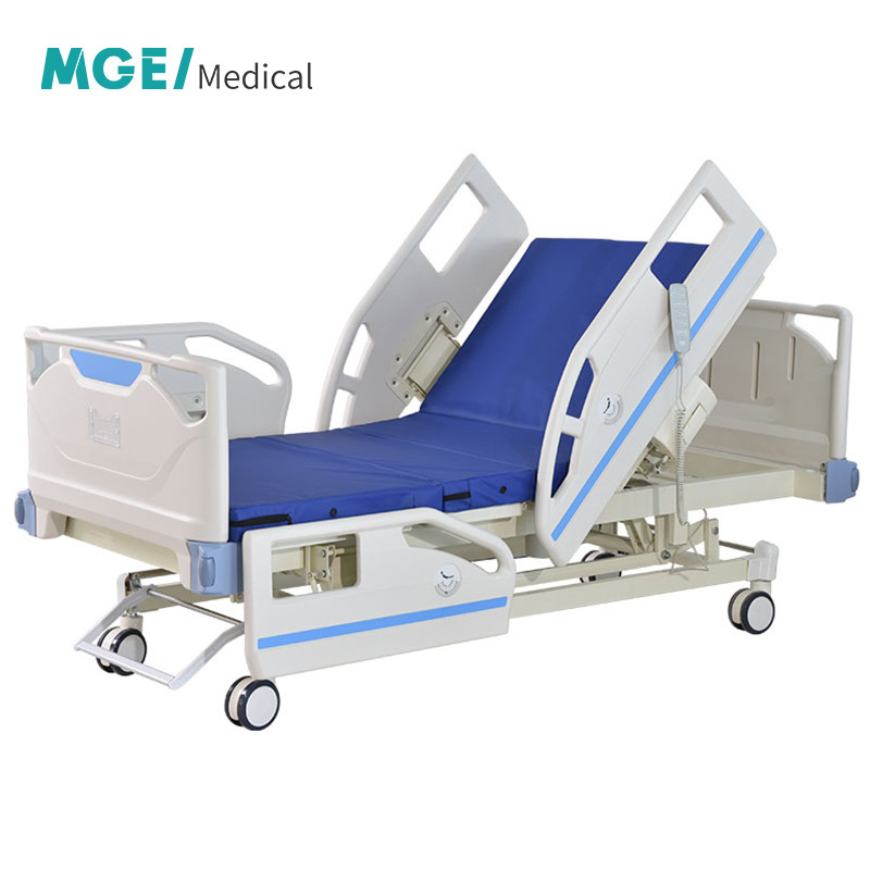 MGE-E4 Medige Factory Multifunction Folding Medical Furniture Icu Patient Nursing Adjustable Electric Hospital Bed With Casters