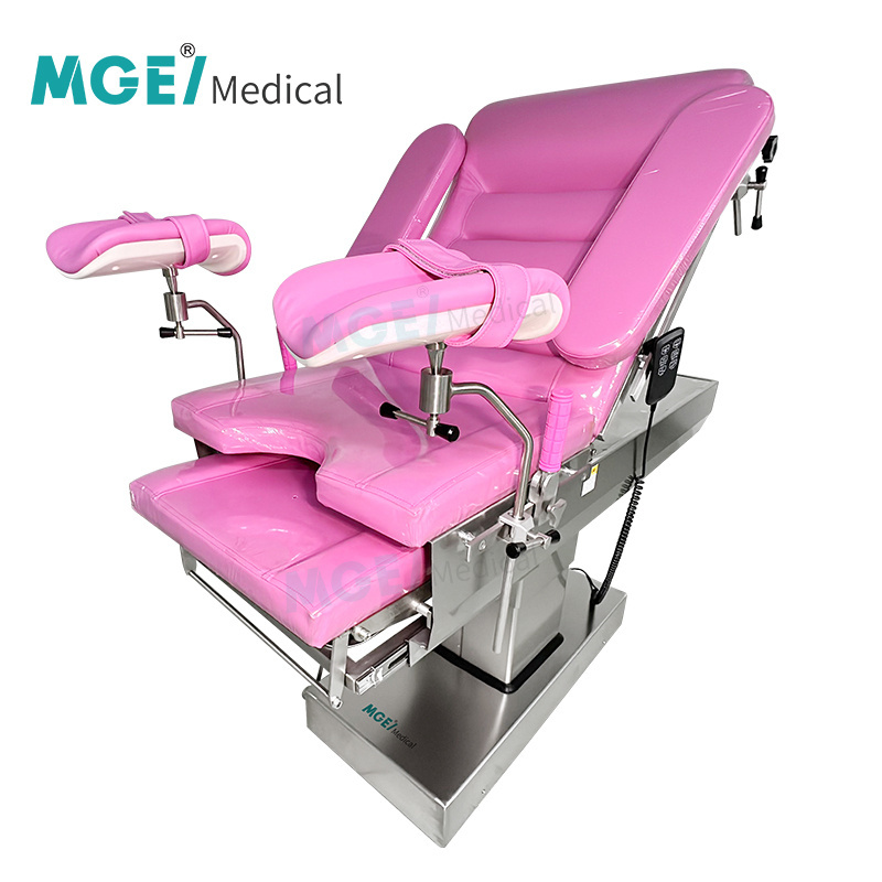 MEDIGE Professional Medical Devices Electric Gynecological Delivery Bed Obstetric Labour Table Gynecology Operating Table