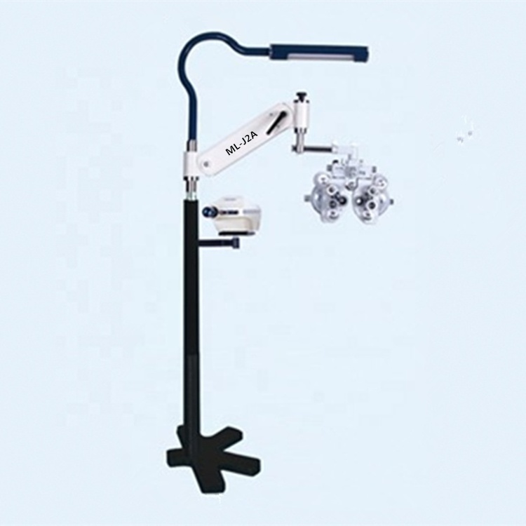 ML-J2A Best selling floor Stand for Phoropter and Chart Projector  View tester vision tester floor stand with lamp