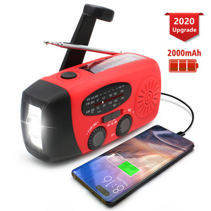 Best Emergency Survival Solar Radio with Hand Crank Dynamo Flashlight and phone Charger