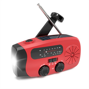 Best Emergency Mini Hand Crank Am Fm Solar Radio with LED Flashlight