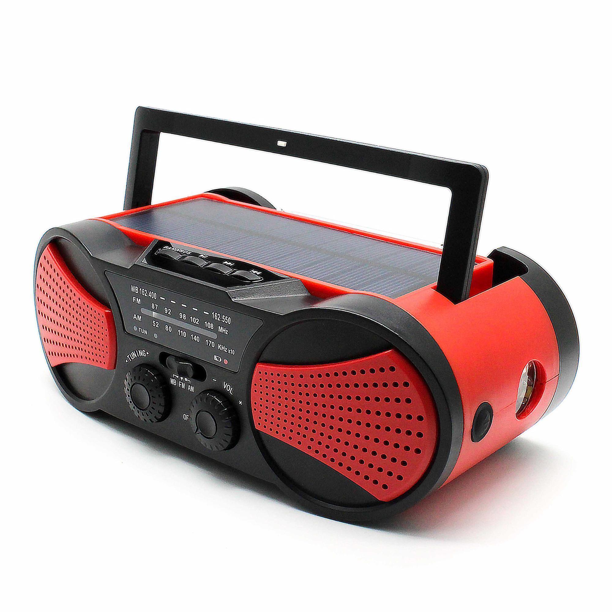 Survival Emergency Gear Rechargeable Mp3 Player freeplay solar powered fm radio Solar Hand Crank Flashlight Radio