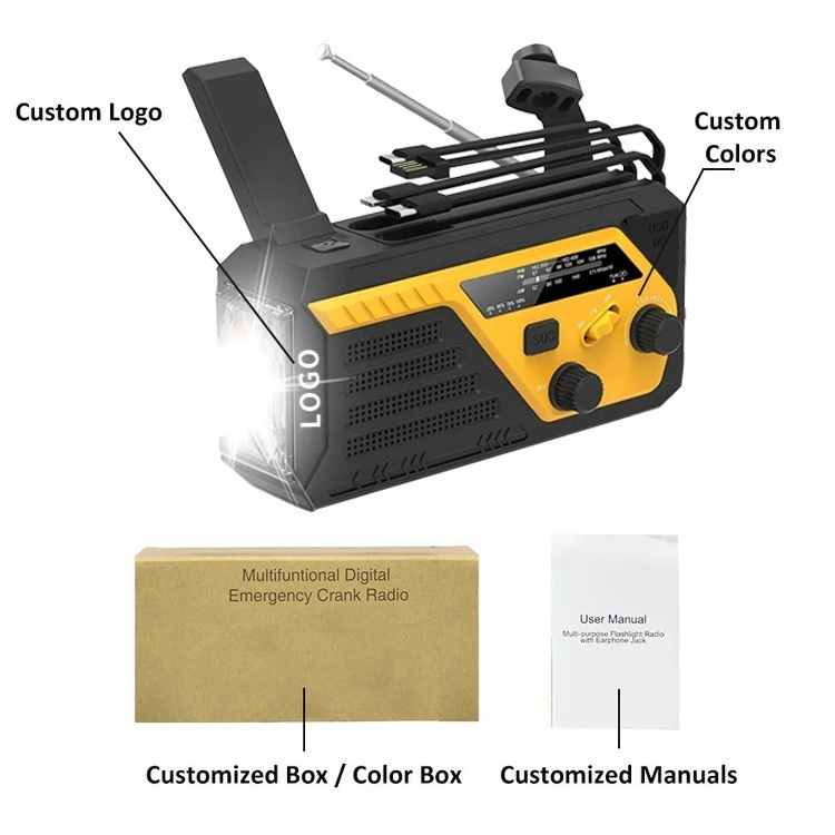 Outdoor Emergency Alert Radio Handheld Earthquake Rescue Equipment Flood Earthquake Survival Kit