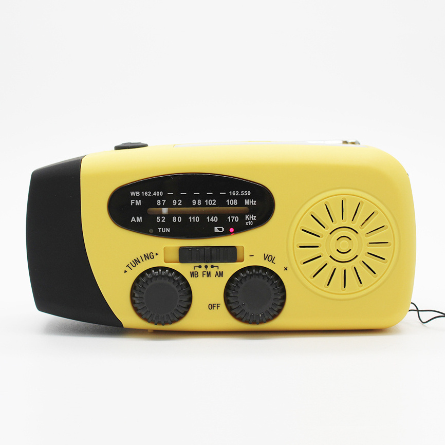 Best Emergency Survival Solar Radio with Hand Crank Dynamo Flashlight and phone Charger