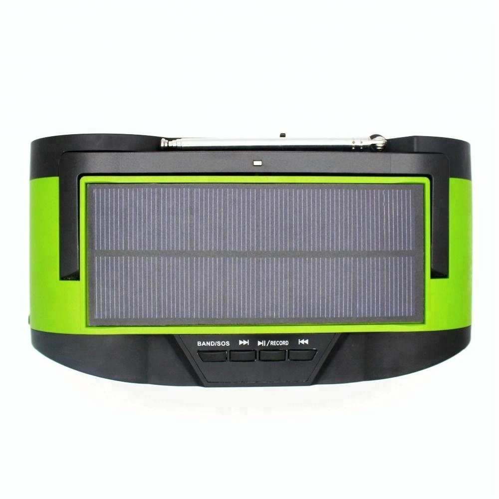 small portable satellite solar dynamo radio lantern with waterproof car radio