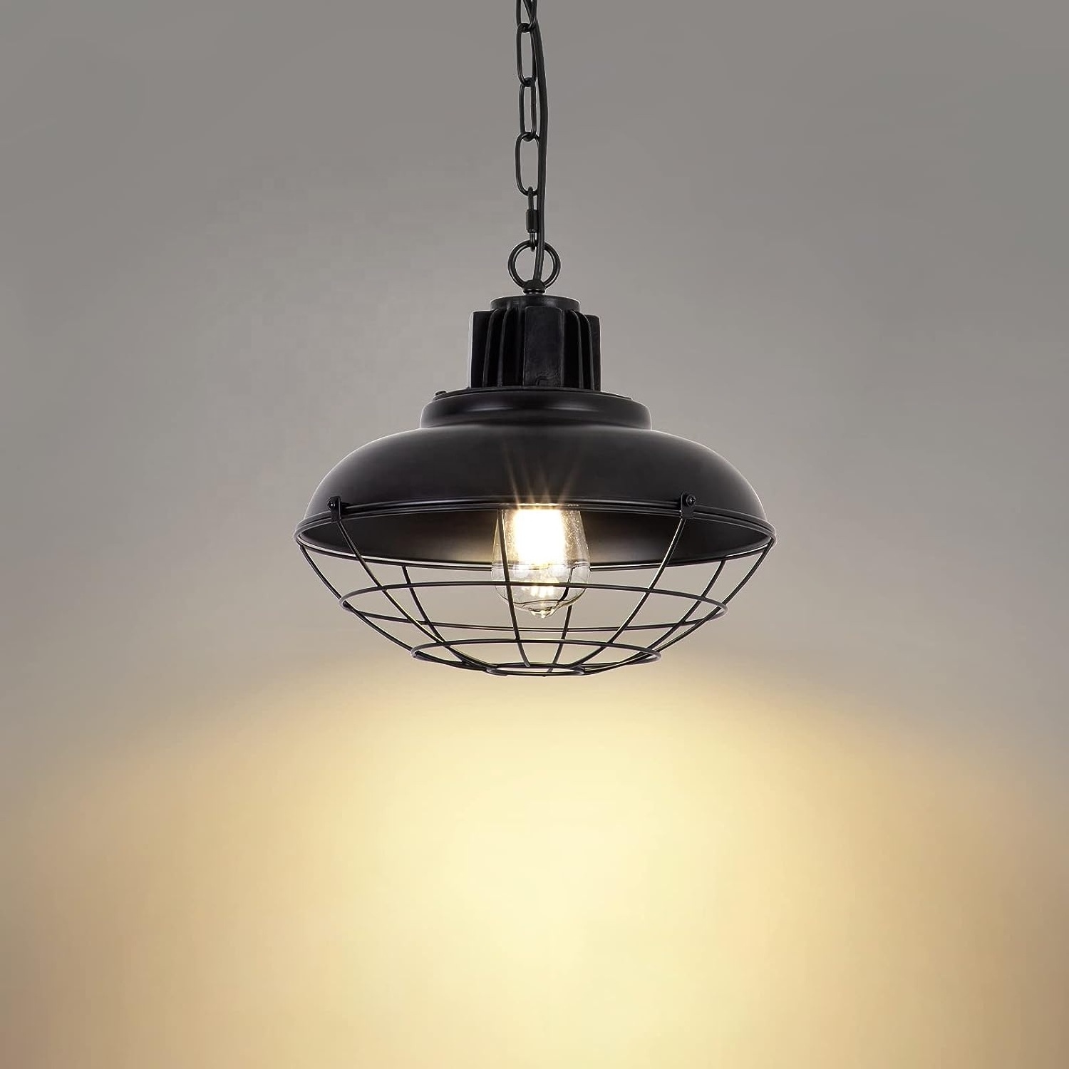 OPPstable Vintage classic birdcage pendant lamps Modern Nordic kitchen island lighting black hanging chandelier