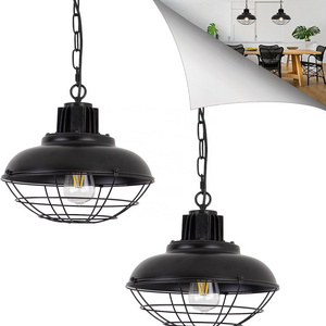 OPPstable Vintage classic birdcage pendant lamps Modern Nordic kitchen island lighting black hanging chandelier