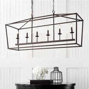 OPPstable Classic Traditional Pendant Lights,Farmhouse Adjustable Metal LED Pendant, 49 in, Oil Rubbed Bronze