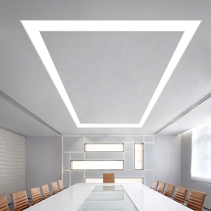 OPPstable LED ceiling light office chandelier modern simple iron art office building long light aisle corridor light