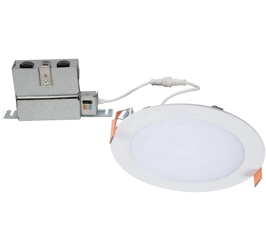 Madisan 6 inch Recessed LED Ceiling,Shower Disc Light-Canless Ultra Thin Downlight-5CCT Selectable