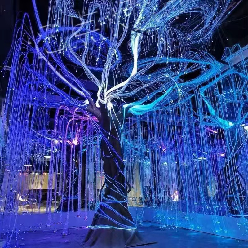 Multi-color RGB led tree creative light fiber optic lighting Avatar tree fantastic lights for trees