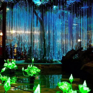 decorative tree indoor and outdoor fiber optic lighting for tree