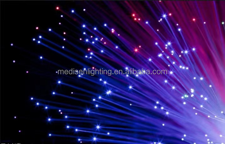 0.75mm  PMMA end glow optical fiber bundle cable wire for ceiling star light car star ceiling