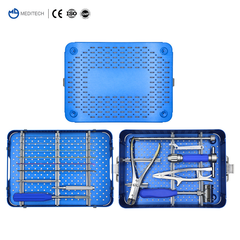 MEDITECH Animal Veterinary Orthopedic Surgical Surgery Implant Surgical Instruments Kit,Veterinary Instrument Orthopedic Set