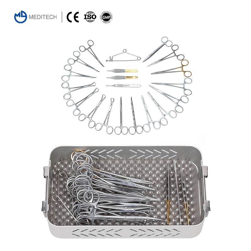 MEDITECH Animal Veterinary Orthopedic Surgical Surgery Implant Surgical Instruments Kit,Veterinary Instrument Orthopedic Set