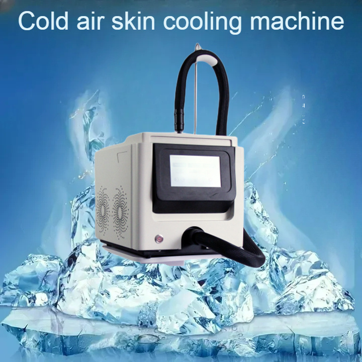 Portable Professional Cold Air Cooling Skin Medical Machine Zimmer Cyro Cold Air Skin Cooling Machine