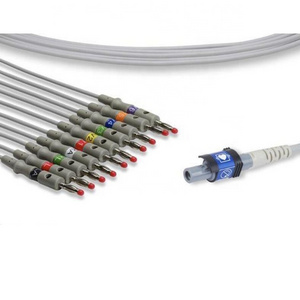 Medical TPU  Welch Allyn Direct-Connect 14Pin ECG 10-Lead Banana EKG Cable And Leadwires