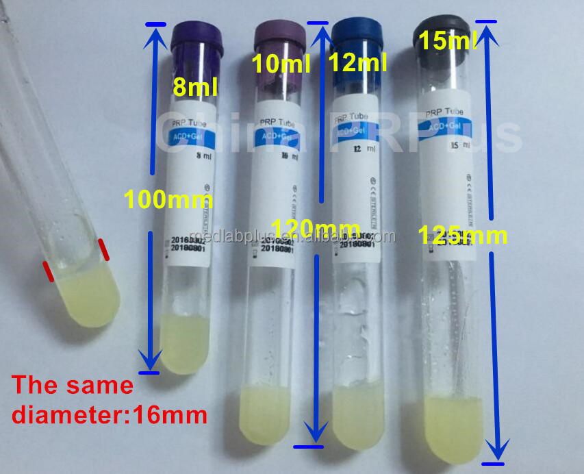 Customer OEM Logo High Concentration PRP prf Tube centrifuge prf kit