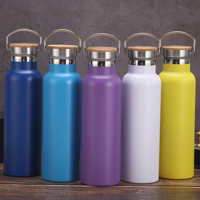 Factory Wholesale 20 oz  thermos flasks width mouth insulated water bottle stainless steel water bottles bulk