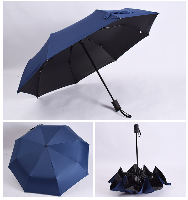 Custom Auto Foldable Umbrella Windproof Travel Umbrella Compact Folding Umbrella