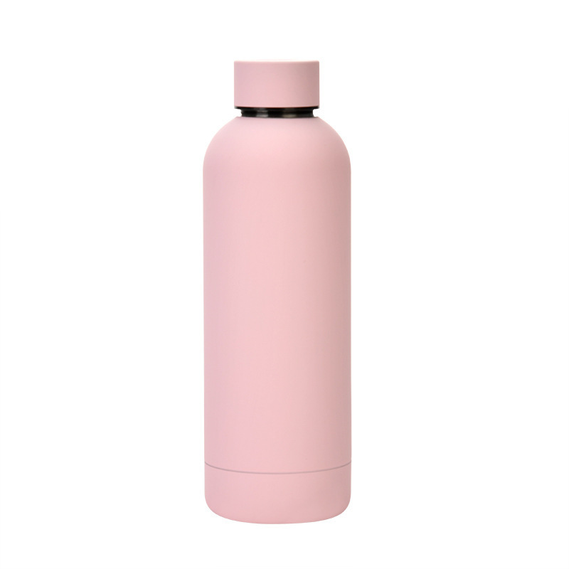 Custom logo Rubber Paint Small Mouth 1 Litre Water Bottle Vacuum Insulated 18/8 Stainless Steel Sport Water Bottles Wholesale