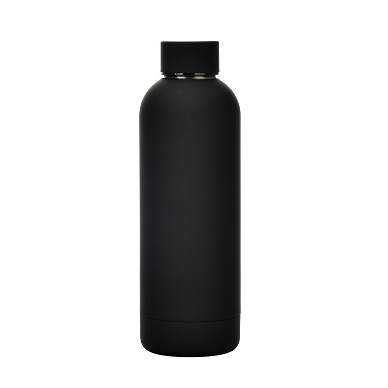 Custom logo Rubber Paint Small Mouth 1 Litre Water Bottle Vacuum Insulated 18/8 Stainless Steel Sport Water Bottles Wholesale