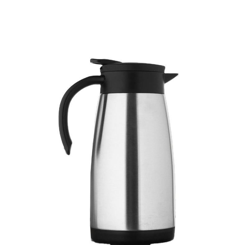 High Quality 500ml 750ml 1000ml 1200ml 1500ml Coffee Pot Insulated Vacuum Leakproof Double Wall 304 Stainless Steel Coffee Pot