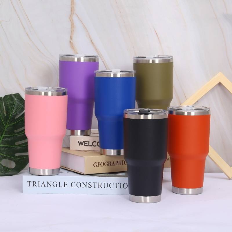 Top Selling 30 oz stainless steel cup tumbler cup in bulk Double Wall Vase Shape Beer mug cup travel car mug for gift use