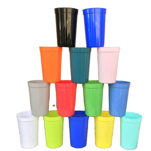 Promotional custom 12oz 22oz 16 oz Custom Stadium Cups Plastic Personalized Beer wedding party event cup