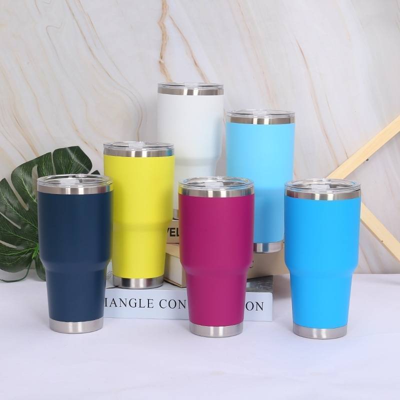 Top Selling 30 oz stainless steel cup tumbler cup in bulk Double Wall Vase Shape Beer mug cup travel car mug for gift use