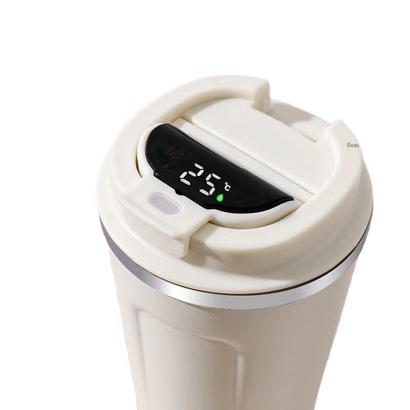 380ml 510ml led smart temperature display double wall 18/8 thermo coffee tumbler Vacuum Insulated travel stainless steel mug cup