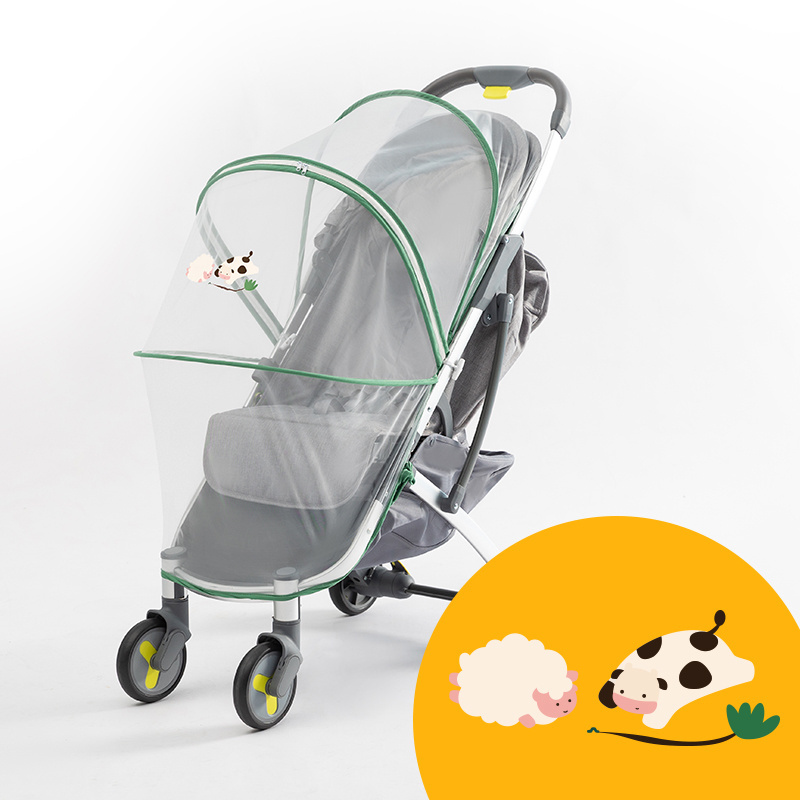 MEDOGA Multi Functional Large Capacity Stroller Trolley Two-Way Zipper Fly Protection Baby Mosquito Net