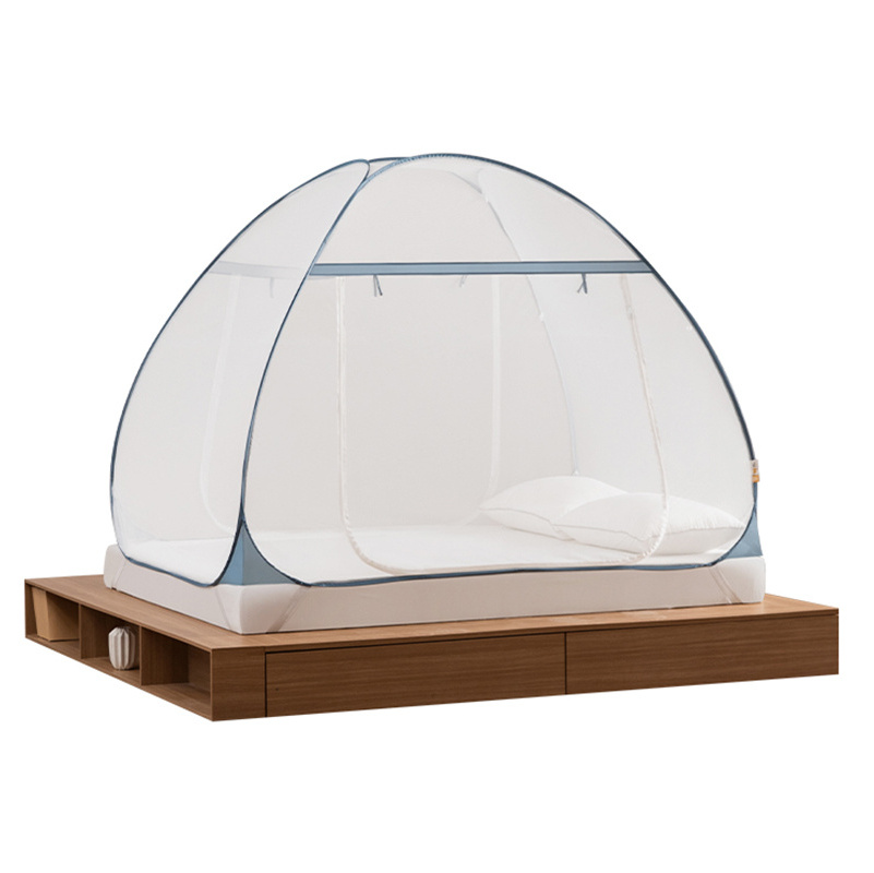 Canopy Bed Folding Easy Install Portable Foldable Mongolian Yurt Mosquito Net Camping Bed Net For Adults Mosquito Net For Bed