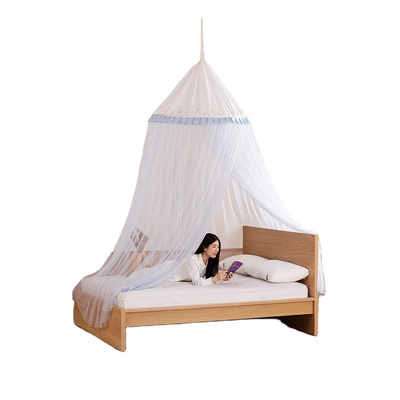 Medoga Luxury Romantic Kids Bedroom Round Bed Canopies For Double Bed Circular Hanging Mosquito Net