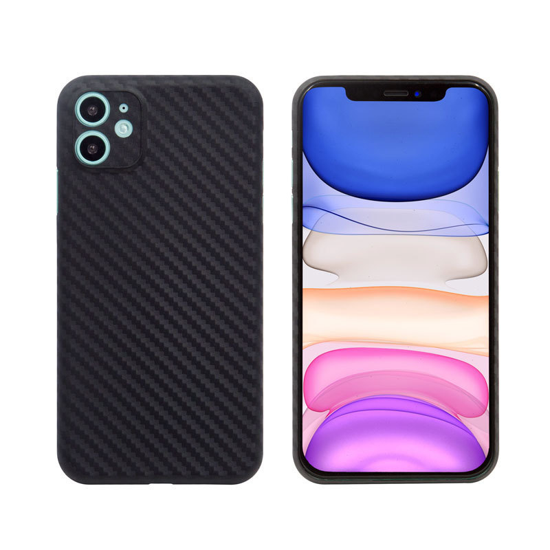 waterproof smart phone case cover for iphone 11 men carbon fiber case, universal full cover for iphone 11pro carbon fiber case