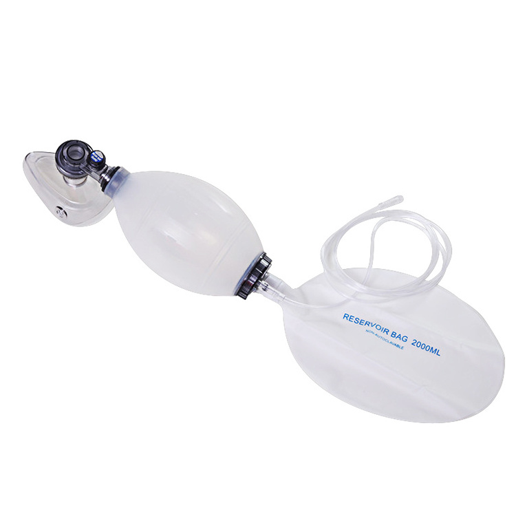 Medresq Manual Resuscitator adult single-use disposable resuscitation Single patient use resuscitation ventilation bag