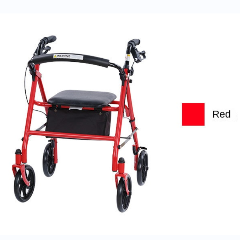 adult walker rollator Mobility Shopping Cart chair seat Rollator Walkers