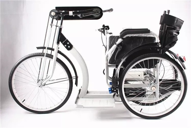 Load-Bearing 150Kg Functional Hand Steel Tricycle electric tricycle wheelchair