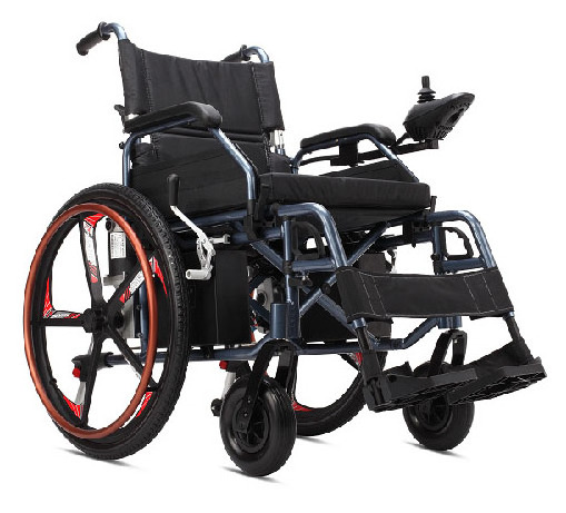 2023Foldable Wheelchair Airline Approved Portable Motorized Wheel Chair  Powerful Motors Electric Wheelchair