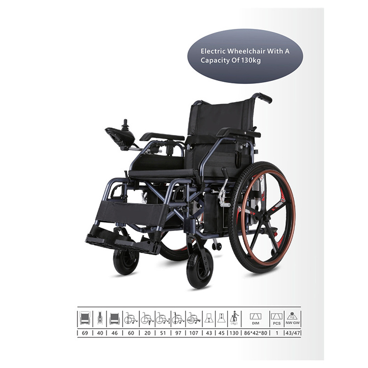 2023Foldable Wheelchair Airline Approved Portable Motorized Wheel Chair  Powerful Motors Electric Wheelchair